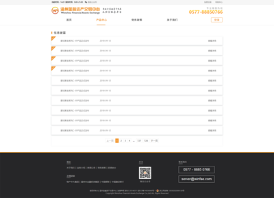 溫州金融交易中心網(wǎng)頁設(shè)計 融合專業(yè)與用戶體驗的數(shù)字化窗口